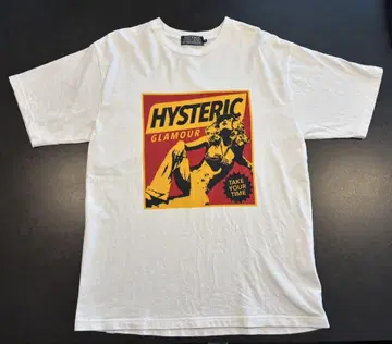 HYSTERIC GLAMOUR 프린트 T셔츠 화이트