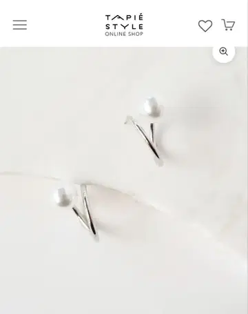 빅 펄 트위스트 귀걸이 미개봉 새상품