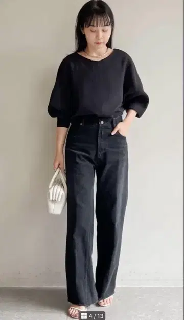 개럴개런트 저지 돌먼 블라우스