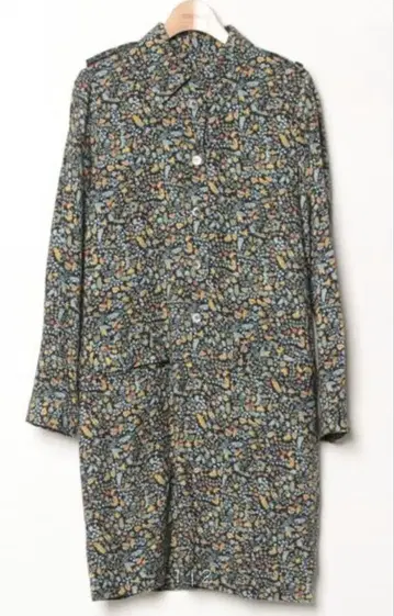 A.P.C. 꽃무늬 원피스 긴팔