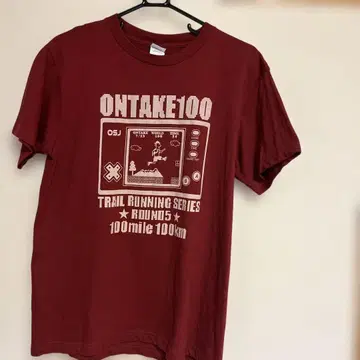 미사용 ONTKE 100 트레일 러닝 T셔츠