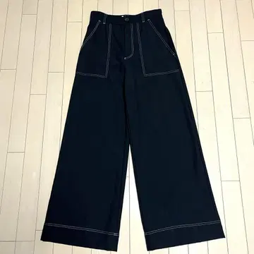 [ ORIMI ] 블랙 와이드 슬랙스 size 1