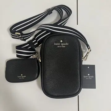 Kate spade 숄더백 검정 블랙 가죽 미니백 새상품