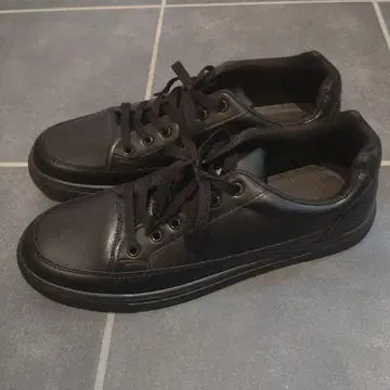 블랙 캐주얼 스니커즈 28cm