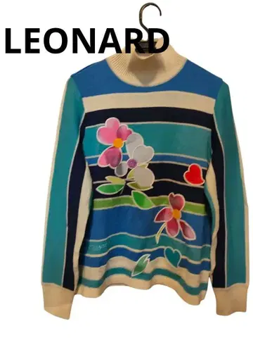 1 컨디션 최상 레오나르 LEONARD 니트 스웨터 긴팔 42