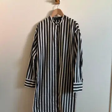 mizuiro ind 스트라이프 셔츠 원피스