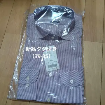 오리히카 셔츠 크림슨 멀티 스트라이프
