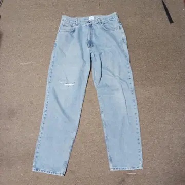 Calvin Klein Jeans 라이트 블루 배기 데님