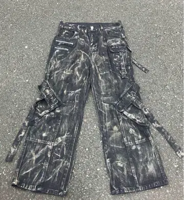 opium archive BLACK cargo denim XL