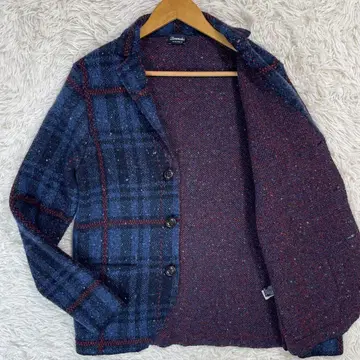 새상품급 돌모어 빔즈 별주 니트 테일러드 자켓 캐시미어 혼방 M 사이즈