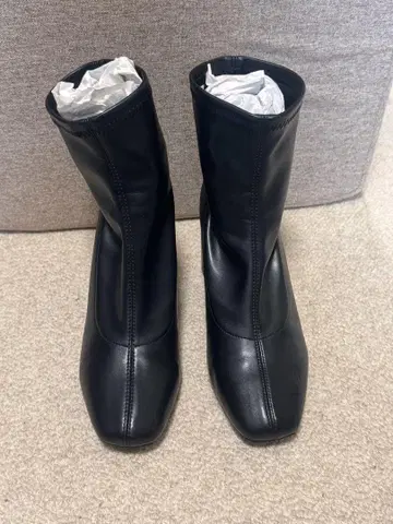 로리즈팜 스트레치 힐 부츠 블랙 M 23.5cm