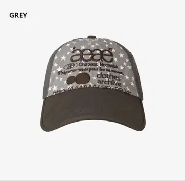 aeae WEB LOGO STAR MESH CAP