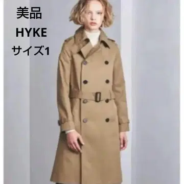 새상품급 HYKE 라이너 세트 트렌치코트 유나이티드 애로우즈 이에나