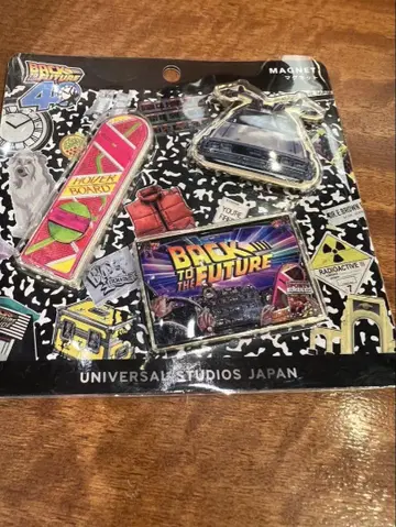 USJ 한정 백 투 더 퓨처 마그넷 세트