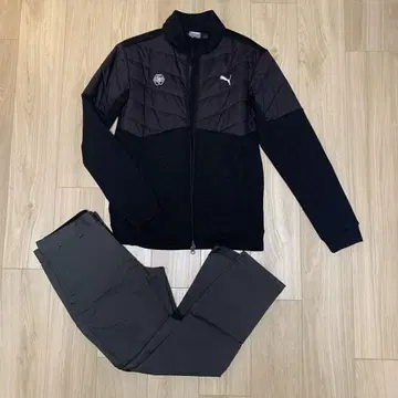 PUMA 골프웨어 셋업 블랙 남성용 M