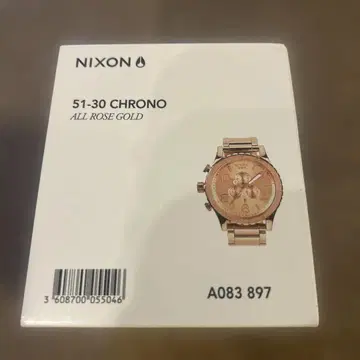 NIXON 51-30 CHRONO 올 로즈 골드 A083-897