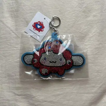 반짝이는 가죽 키링 시나모롤 미야쿠미야쿠