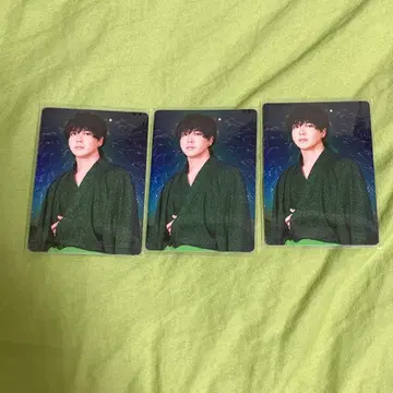 니시코리 마크 트레이딩 카드 A상 3장 세트