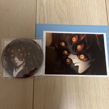귀멸의 칼날 코쿠시보 온라인 복권 귀집결 빅 캔뱃지, 상현집결 브로마이드