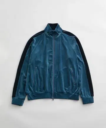 adam et rope 루즈 실루엣 벨로아 트랙 자켓