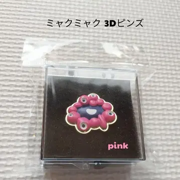 오사카 간사이 엑스포 미야쿠미야쿠 3D 핀즈 핑크 케이스 포함