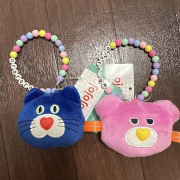 mojojojo 비즈 체인 달린 페이스 마스코트