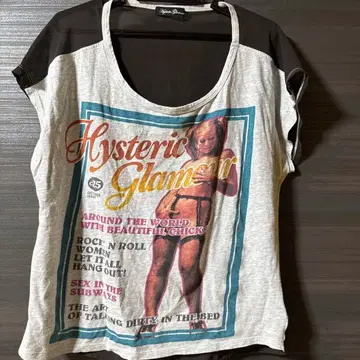 Hysteric Glamour 그래픽 T셔츠 프리 사이즈