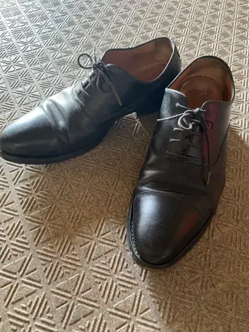 블랙 가죽 옥스퍼드 드레스 슈즈 잘란 스리와야