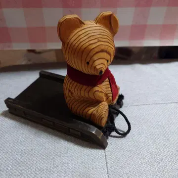 홋카이도 곰 조각 썰매