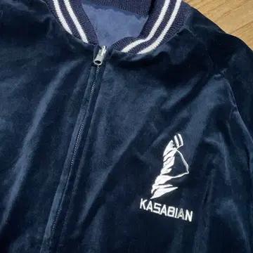 KASABIAN SOUVENIR JACKET 스카잔 네이비 벨벳