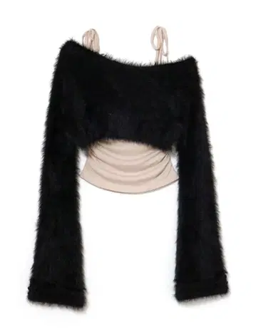 andmary Aniya fluffy knit set