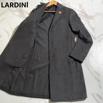 새상품급 라르디니 부토니에르 체스터 코트 그레이 울 [ 78 ]