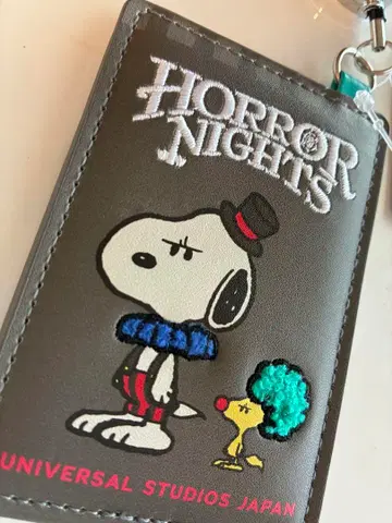USJ 한정판 스누피 카드 홀더 2025 호러 나이트