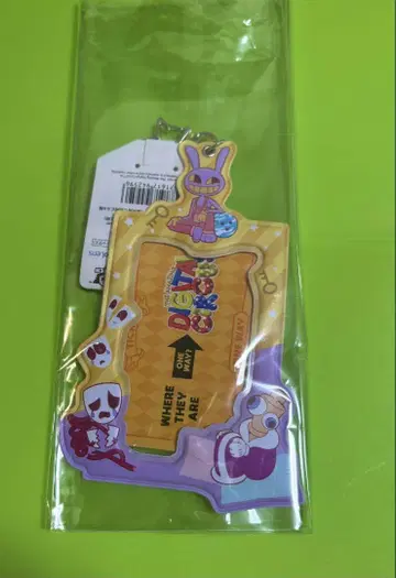 새상품 어메이징 디지털 서커스 잭스 PVC 패스 케이스 잭스