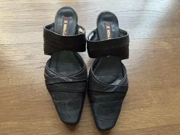 미카 레이디 블랙 하이힐 펌프스 24cm 여성용