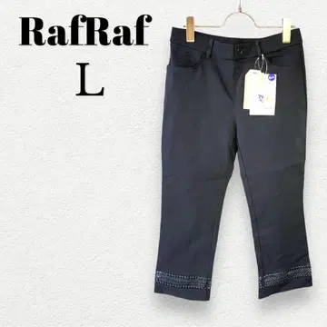 RafRaf 블랙 캐주얼 팬츠 L