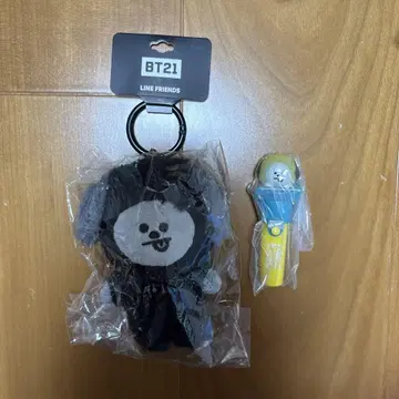 BT21 chimmy 치미 Active 모노톤 마스코트 블랙