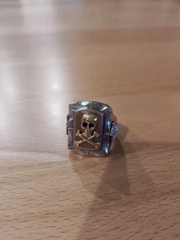 50s 빈티지 멕시칸 반지 Skull & Cross Bones