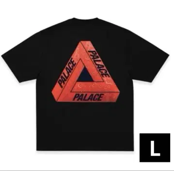 PALACE FUKUOKA 로고 티셔츠 블랙 후쿠오카 한정판