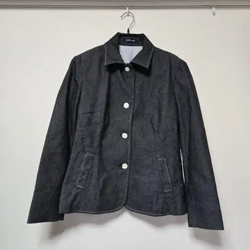 새상품 뉴요커 다크 그레이 데님 자켓