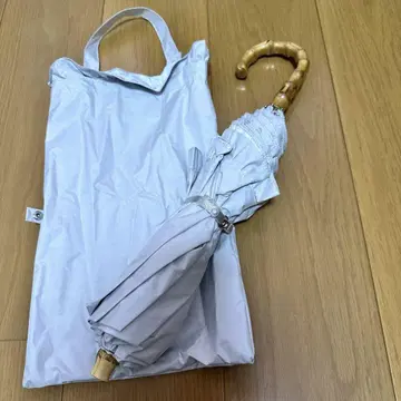 토리신 후와쿨 양산 대나무 프릴 아이시 화이트