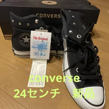 converse 올스타 블랙 새상품 24cm