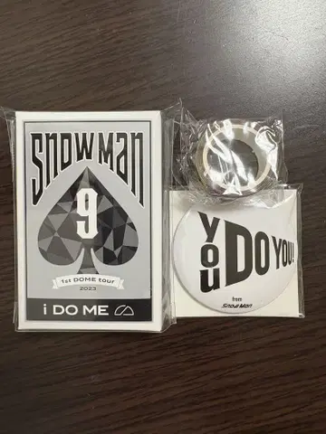SnowMan 카드놀이 캔뱃지 마스킹 테이프
