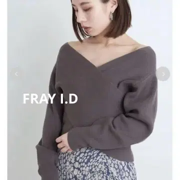 FRAY I.D (프레이 아이디) 카슈쿨 리브 니트탑
