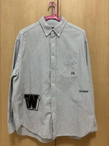 BEAMS HEART 스트라이프 긴팔 셔츠 S