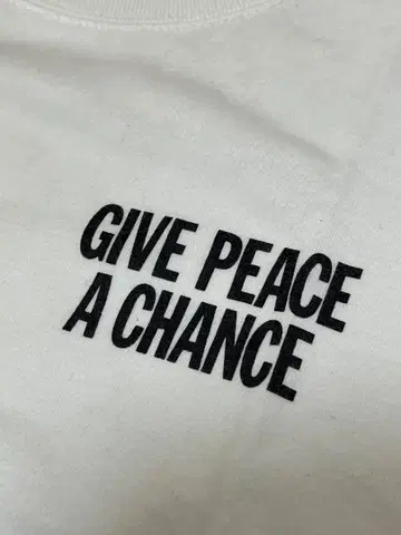 존 레논 GIVE PEACE A CHANCE 롱 슬리브 티셔츠