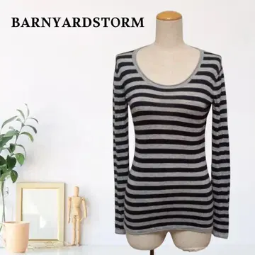 zB1059 [ XS ] BARNYARDSTORM 긴팔 바디라인 니트