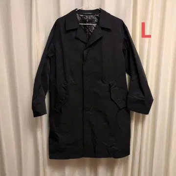 UNIQLO +J 패디드 오버사이즈 스텐카라 코트 블랙 L