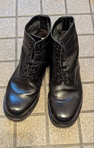 실물 이탈리아군 가죽 워크 부츠 29.5cm 45사이즈 이탈리아제