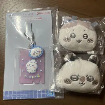 치이카와 (먼작귀) 키링과 봉제 인형 세트